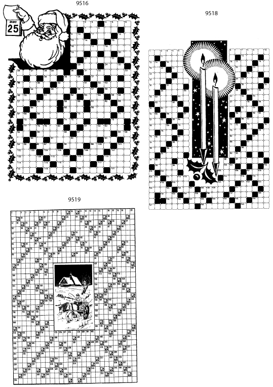 Overzicht van de beschikbare kerstpuzzels